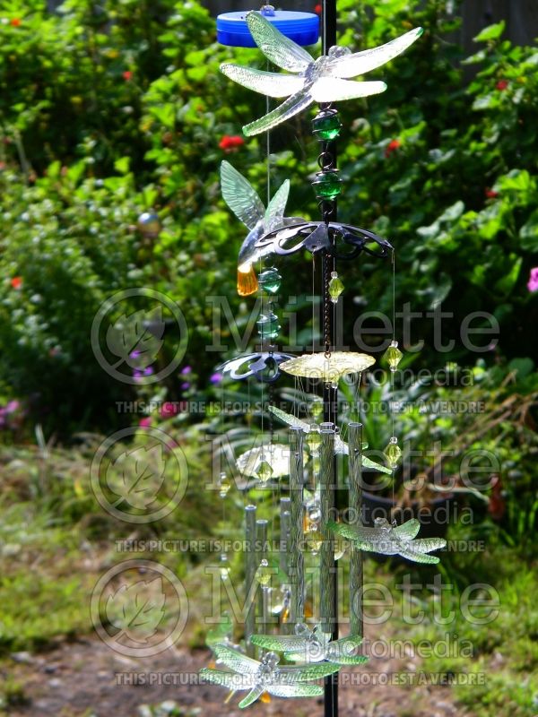 Wind chimes in a garden (Ornament) 2 