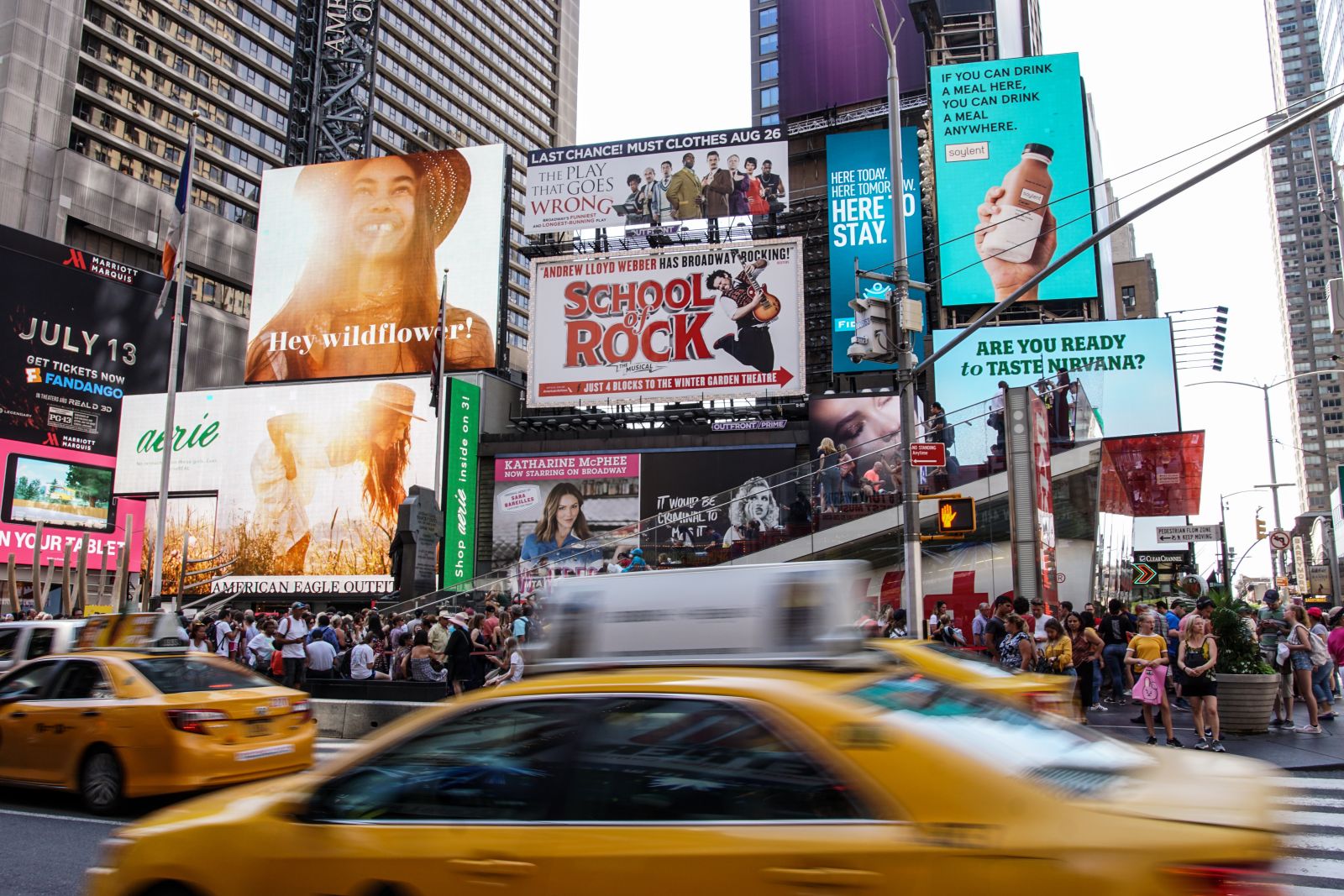 advertisements on the road